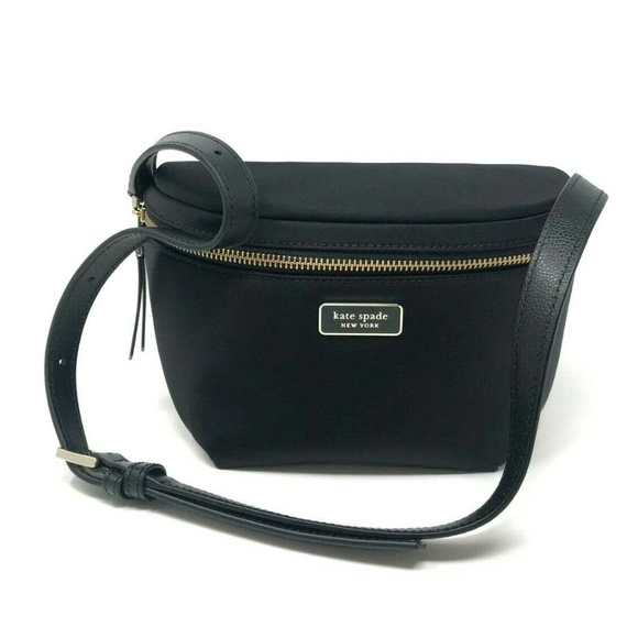 kate spade black fanny pack